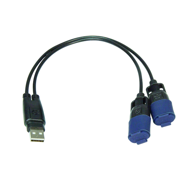 Optimate Cable, Usb Y-Splitter, With Weatherproof Connection System O-110